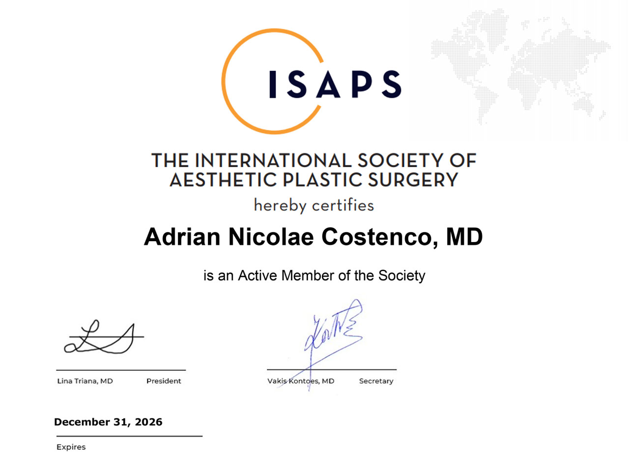 ISAPS — International Society of Aesthetic Plastic Surgery